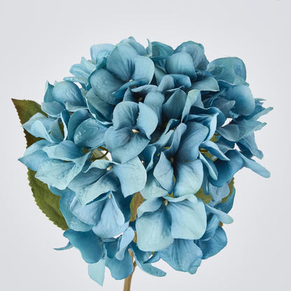 Hydrangea Stem 69cm Blue