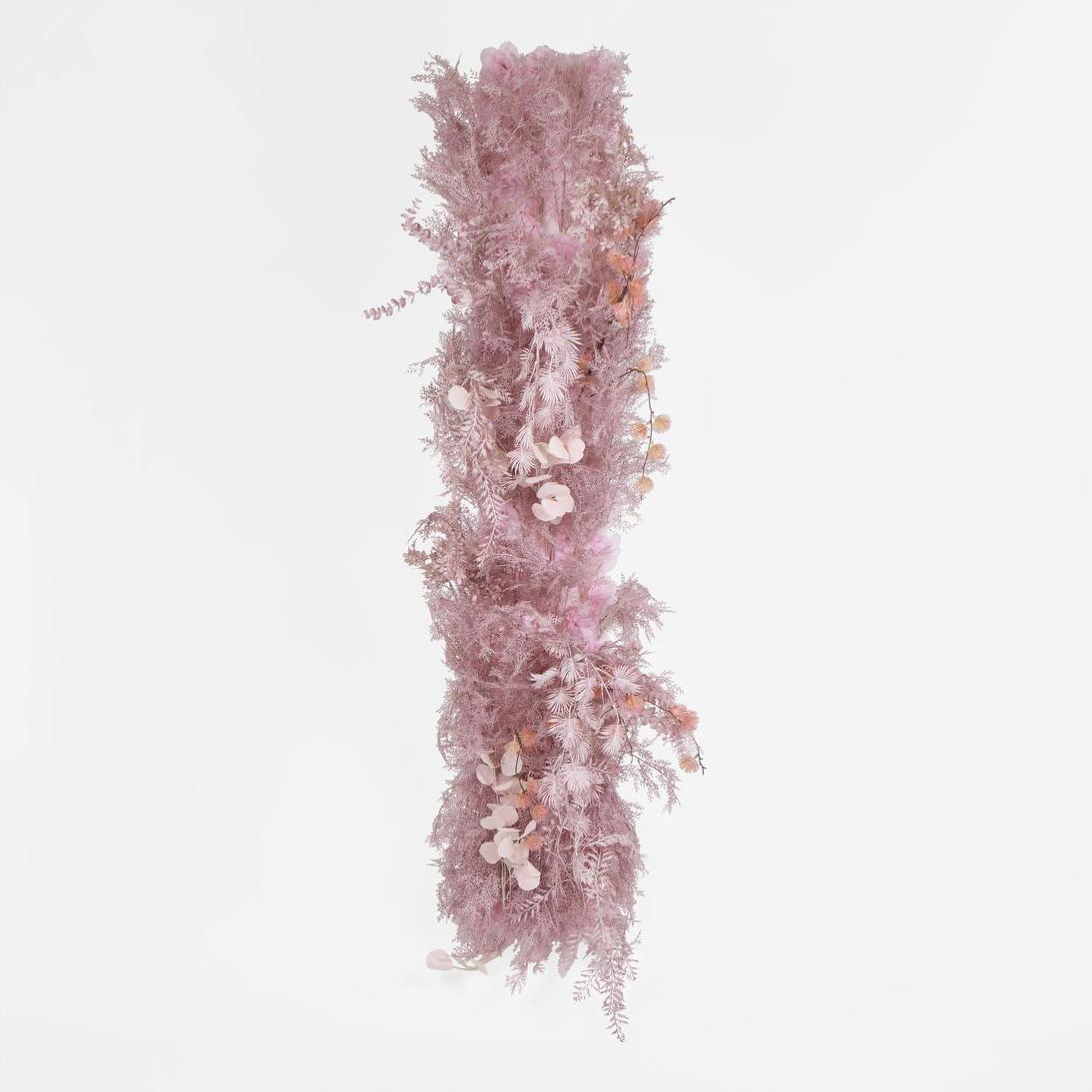 Table Runner Pink Foliage