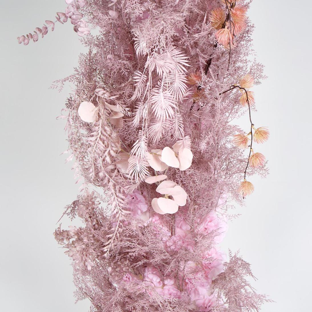 Table Runner Pink Foliage