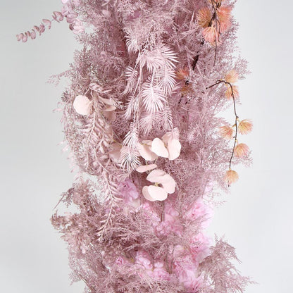 Table Runner Pink Foliage