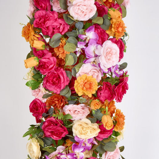 Flower Table Runner Assorted Colours