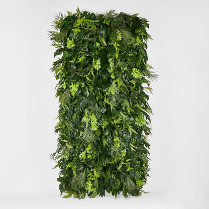 Green Leaf Mixed Vertical Wall Wide