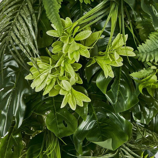Green Leaf Mixed Table Runner
