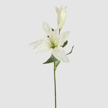 Casablanca 76cm Floral Stem White