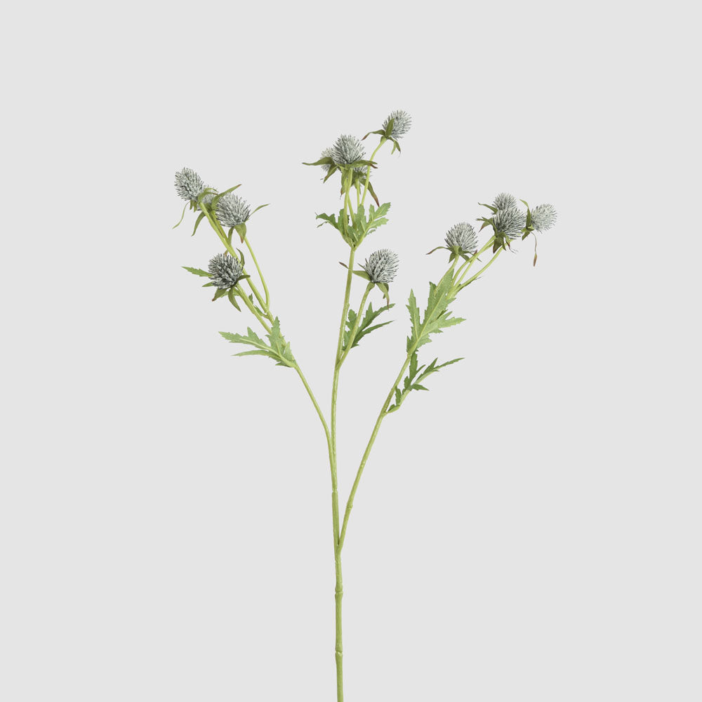 Thistle Spray 73cm Grey Blue