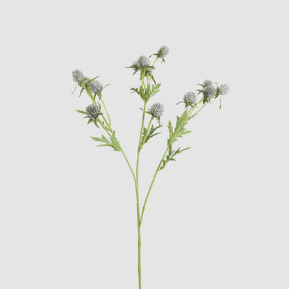 Thistle Spray 73cm Grey Blue