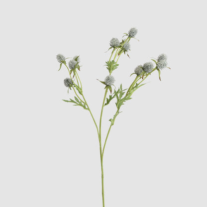 Thistle Spray 73cm Grey Blue