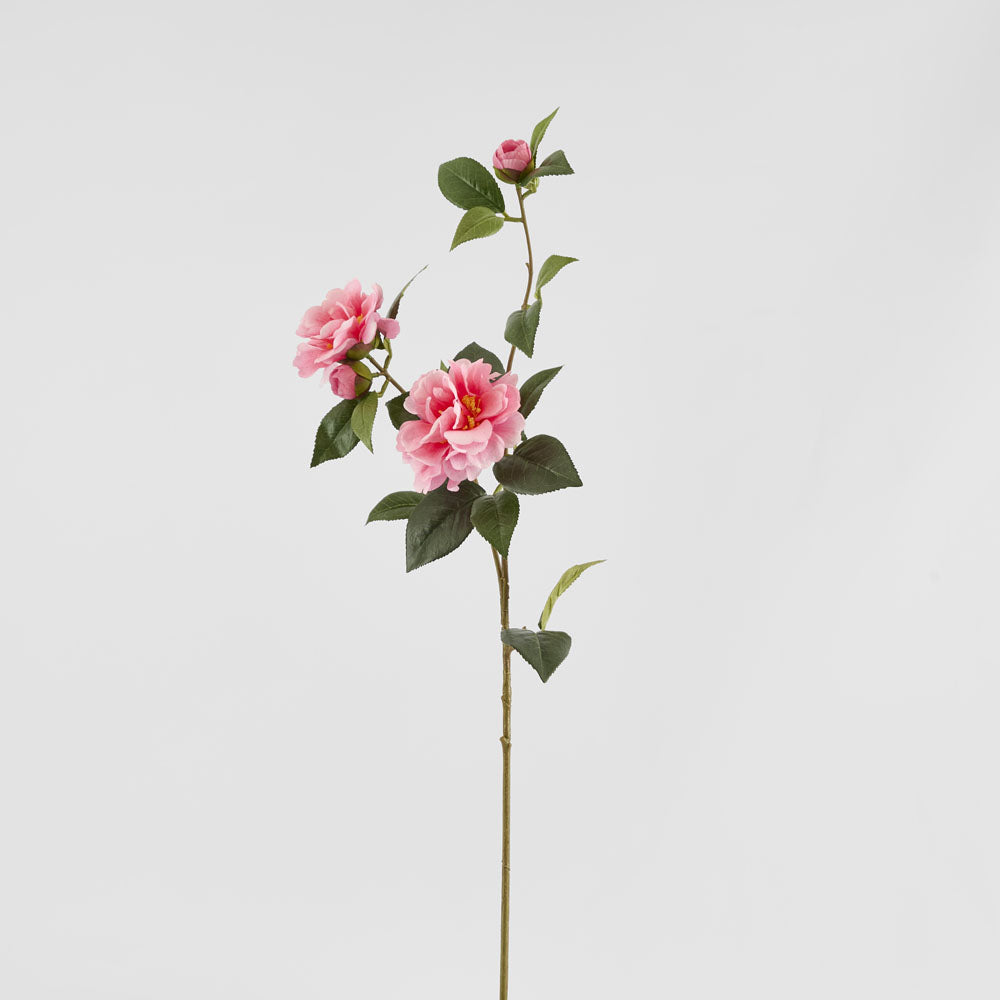 Camellia Spray 86cm 2 Tone Pink