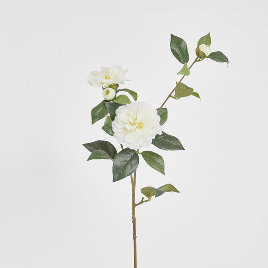 Camellia Spray 86cm White