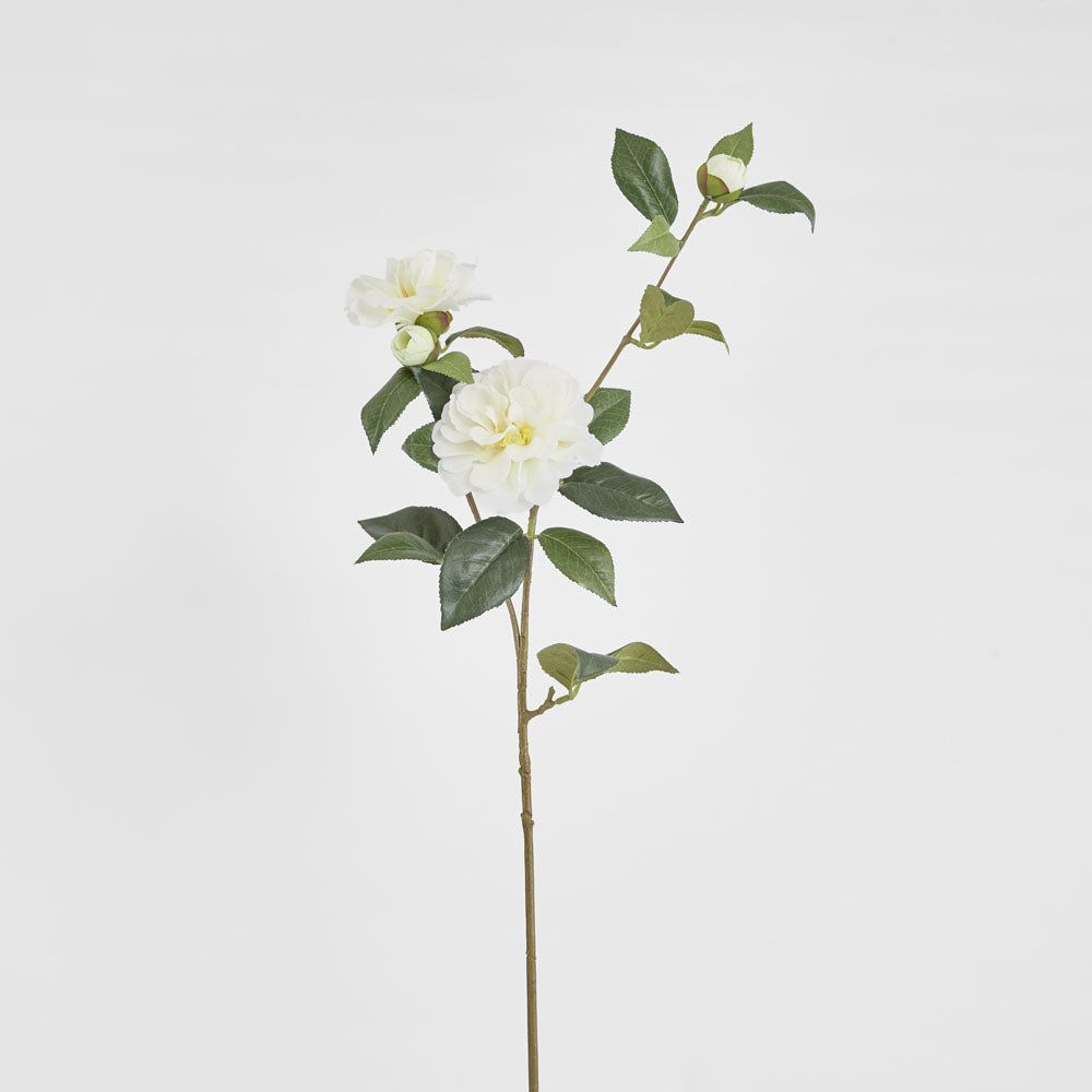 Camellia Spray 86cm White