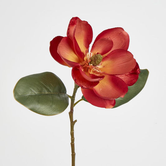 Magnolia Stem 74cm Coral Pink