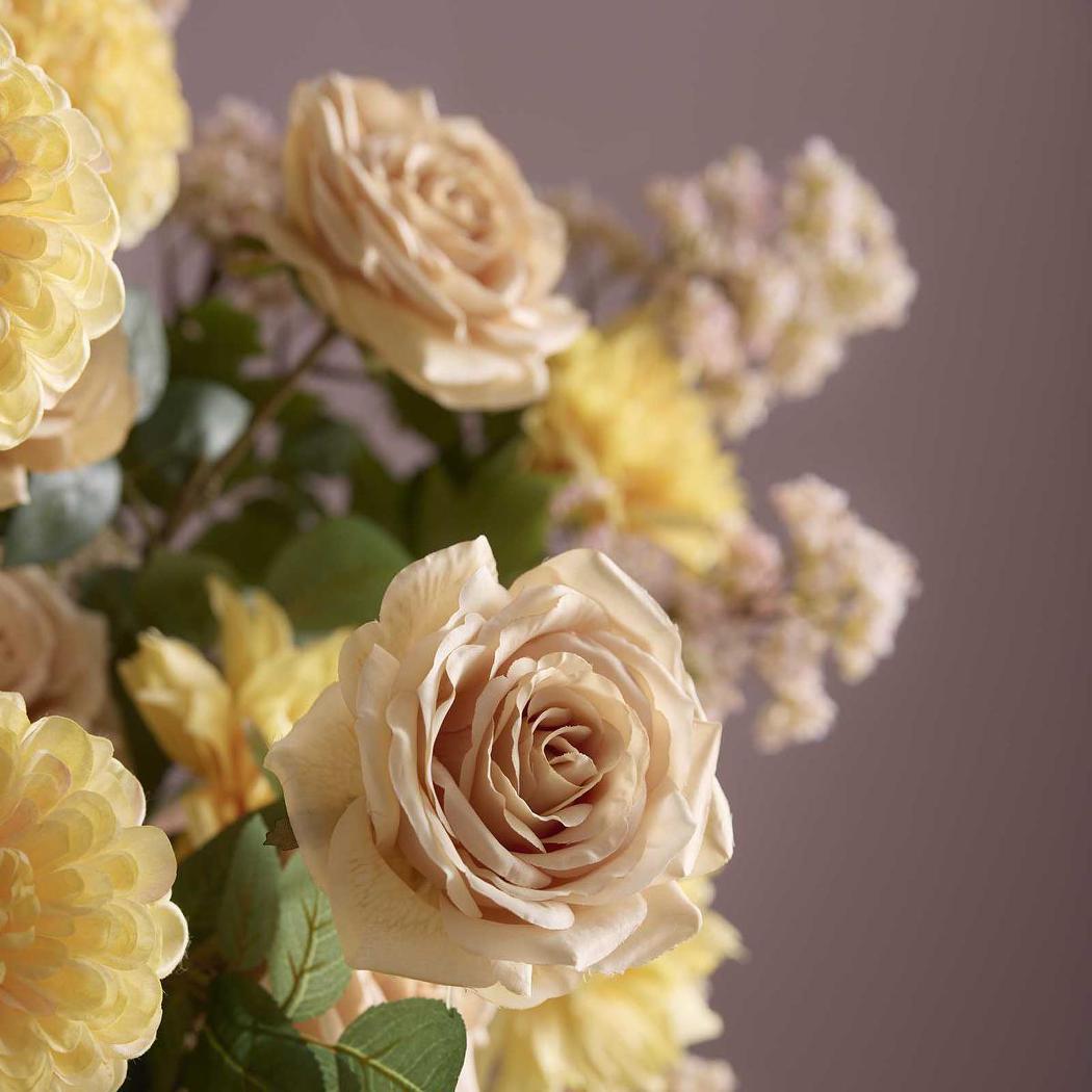 Butter Cream Rose 63cm