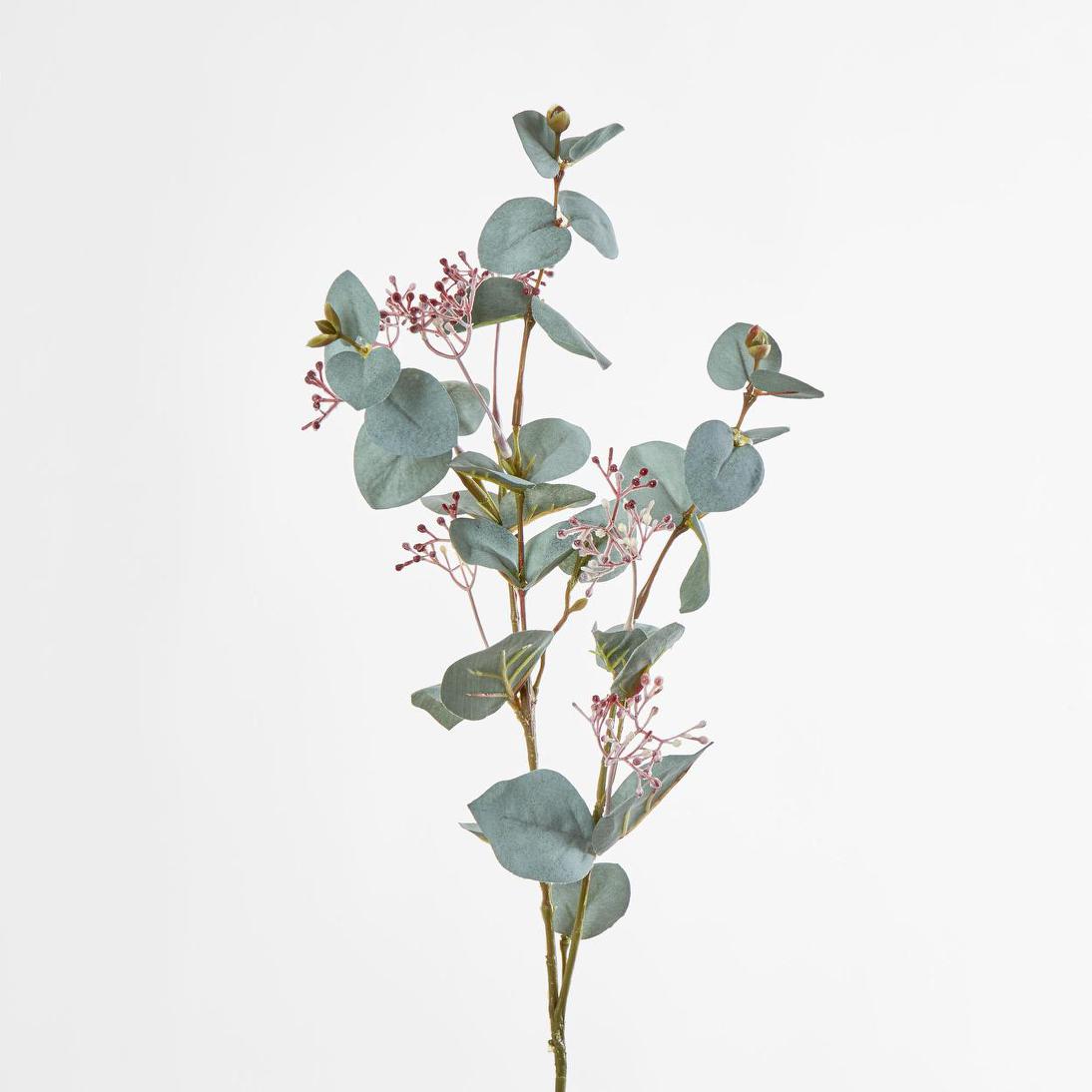 Seeded Eucalyptus Spray 67cm Green