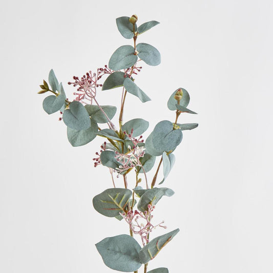 Seeded Eucalyptus Spray 67cm Green