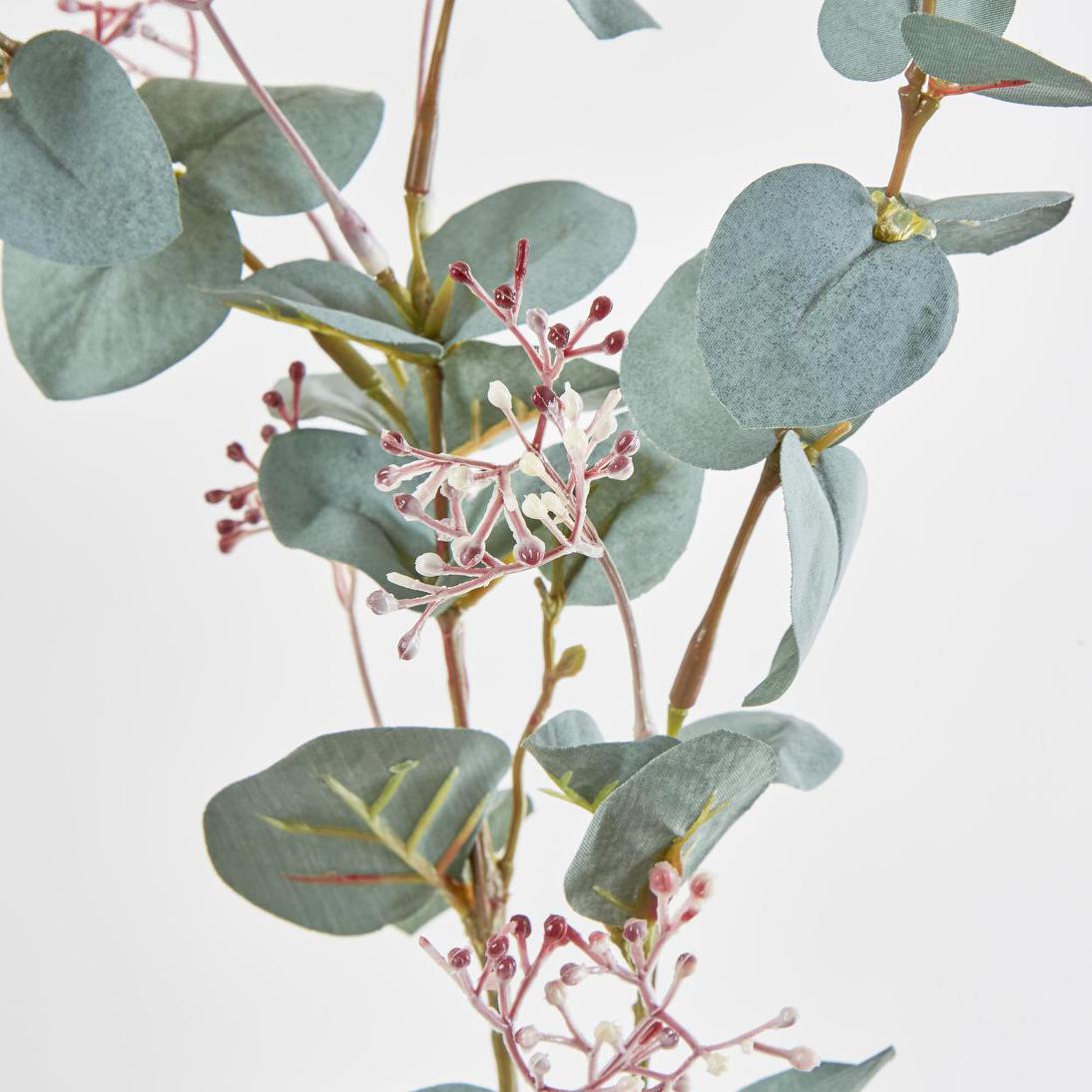 Seeded Eucalyptus Spray 67cm Green