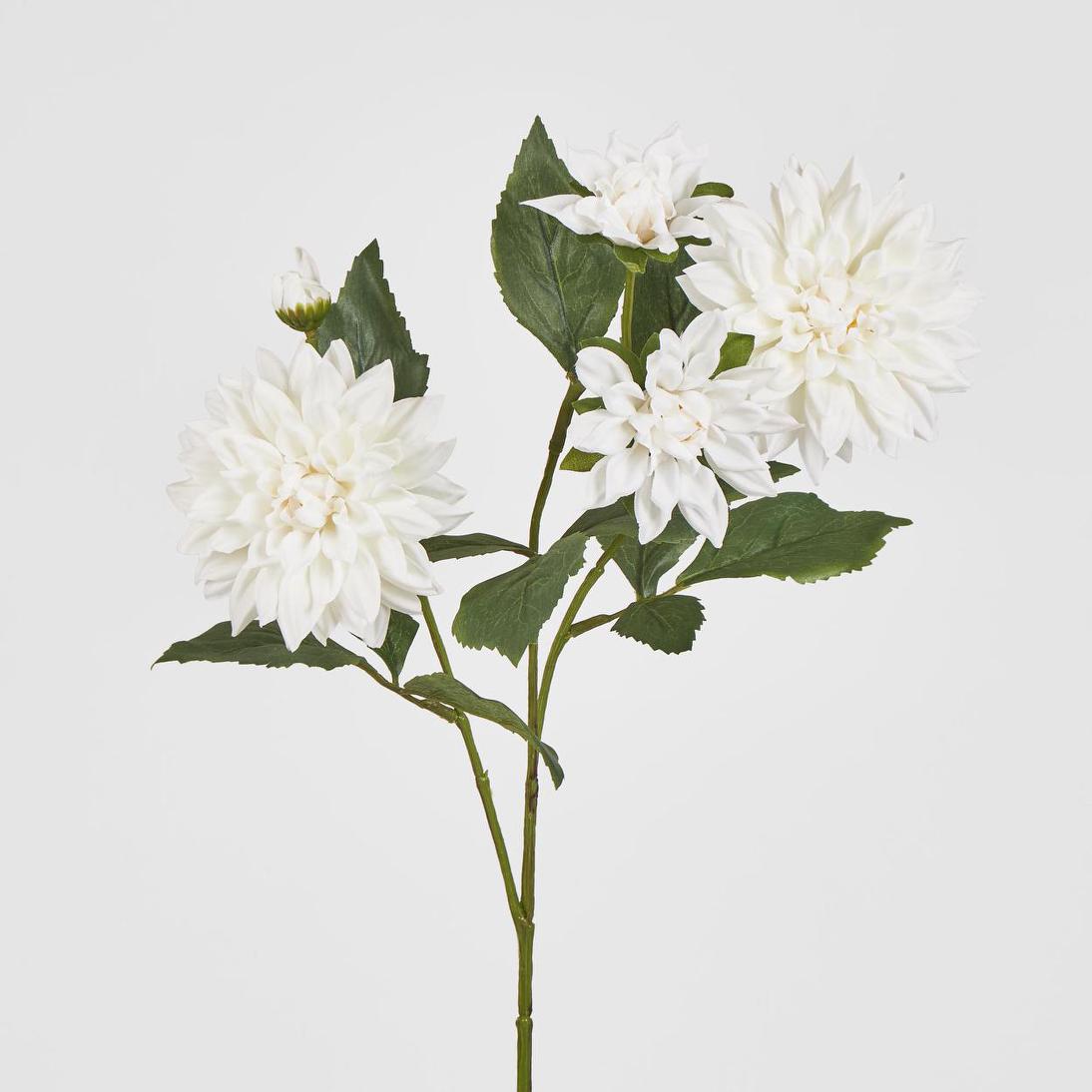 Dahlia Spray 70cm White
