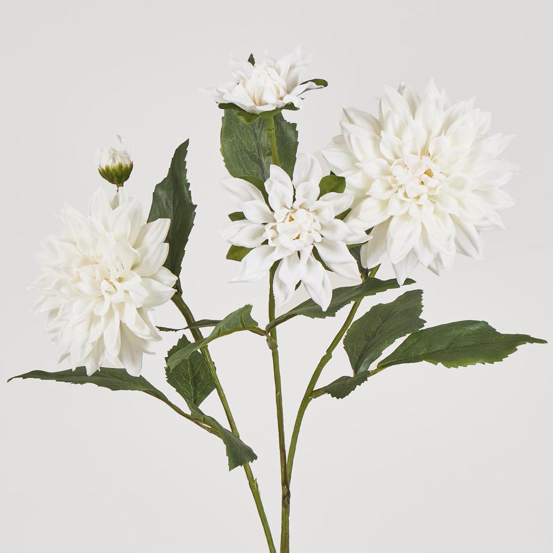 Dahlia Spray 70cm White