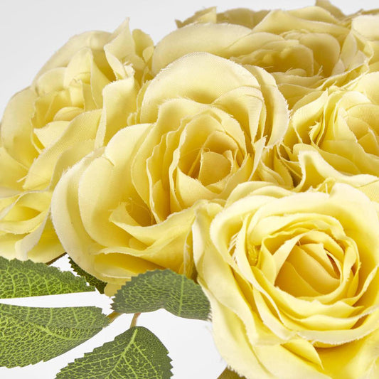 Rose Bouquet 9 Flowers Yellow