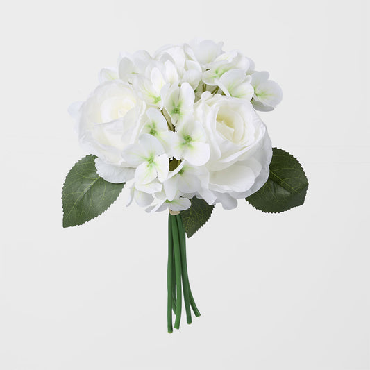 Rose & Hydrangea Bouquet White