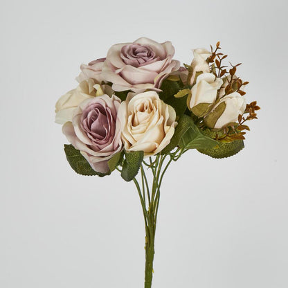 Rose Bush 39cm Lavender