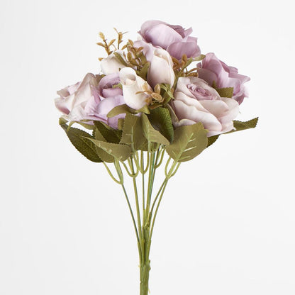 Rose Bush 39cm Mauve