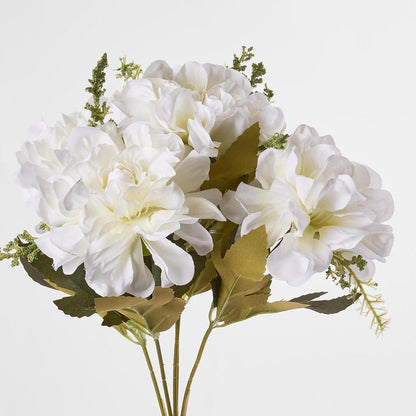 Marigold Bush x 5 Heads White
