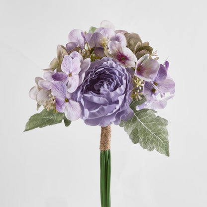 Ranunculus Hydrangea Bouquet Purple