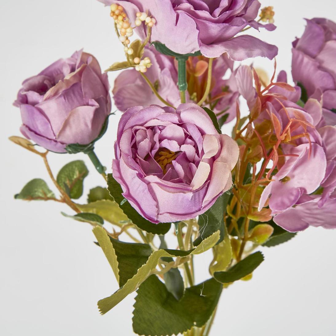 Rose Hydrangea Bouquet Purple