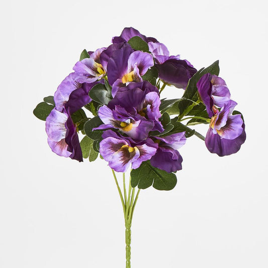 Pansy Bush 32cm Purple