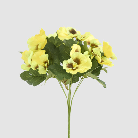 Yellow Pansy Bush 32cm