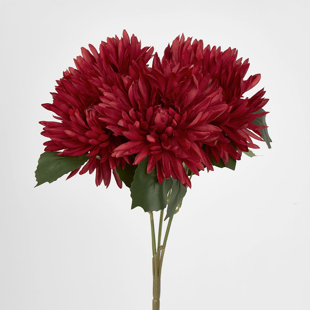 Mum Bush 46cm Burgundy