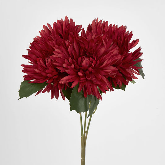 Mum Bush 46cm Burgundy