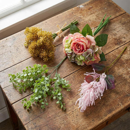 Pine Berry Bunch 20cm Green