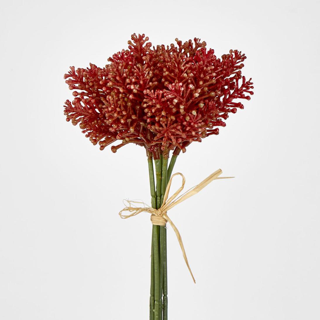 Pine Berry Bunch 20cm Red