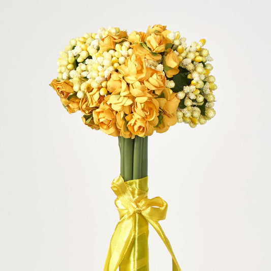 Wild Flower Berry Bouquet Yellow