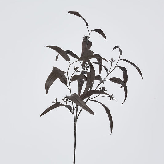 Halloween Willow Eucalyptus Black Spray 72cm