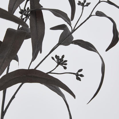 Halloween Willow Eucalyptus Black Spray 72cm
