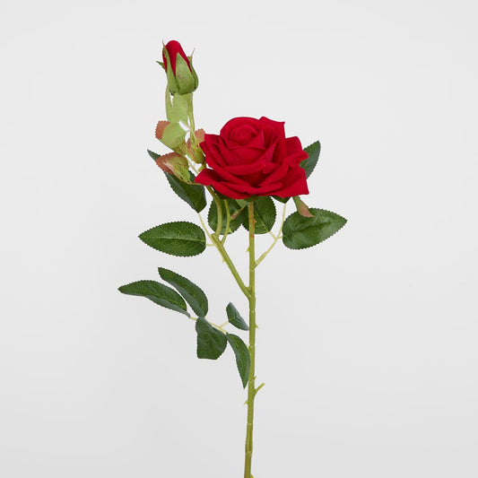 Rose Stem With Bud Red