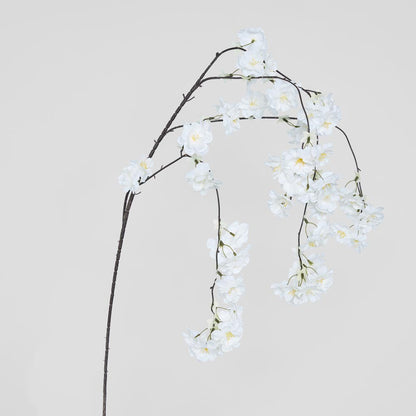 Trailing Cherry Blossom Stem White