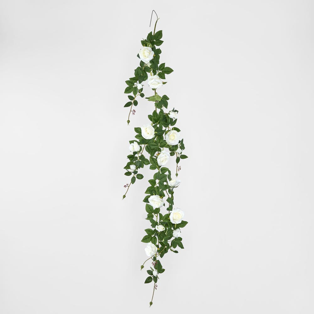 Rose Garland 150cm White
