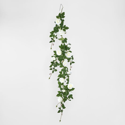 Rose Garland 150cm White