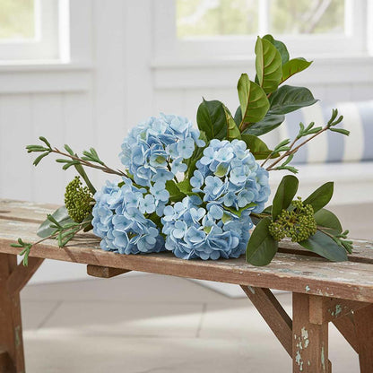Domed Hydrangea 68cm Blue