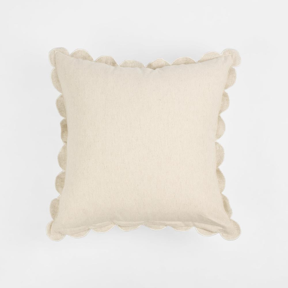 Cushion - Scallop 50x50cm White