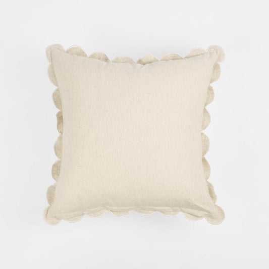 Cushion - Scallop 50x50cm White
