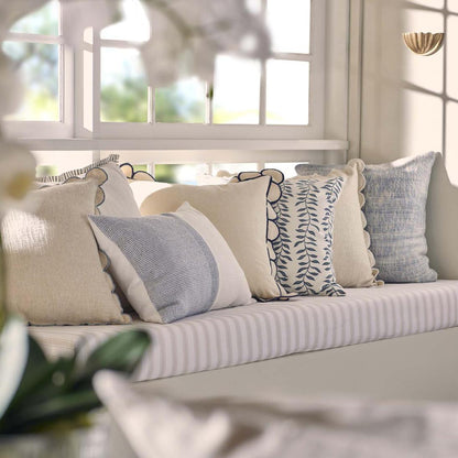 Cushion - Scallop 50x50cm Blue
