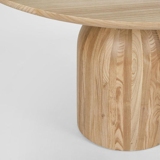 Olive Dining Table Round Natural 120cm
