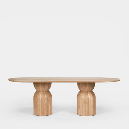 Olive Dining Table Oval Natural 240cm