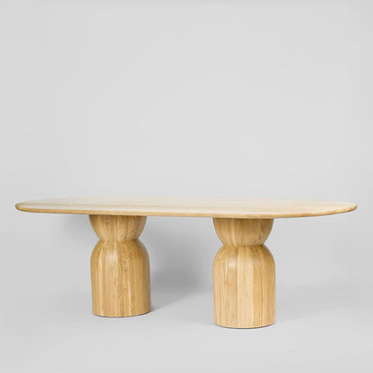 Olive Dining Table Oval Natural 240cm