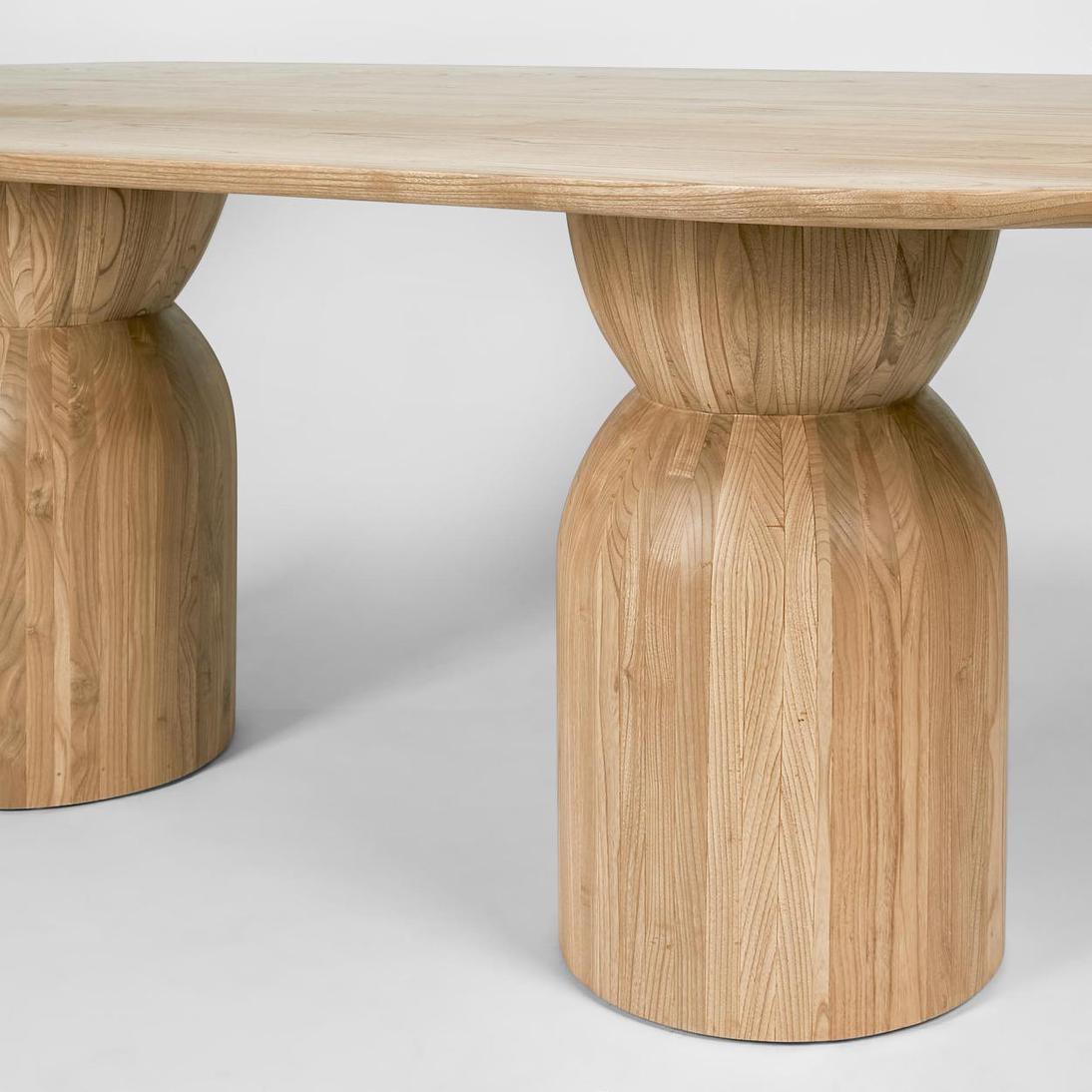 Olive Dining Table Oval Natural 240cm