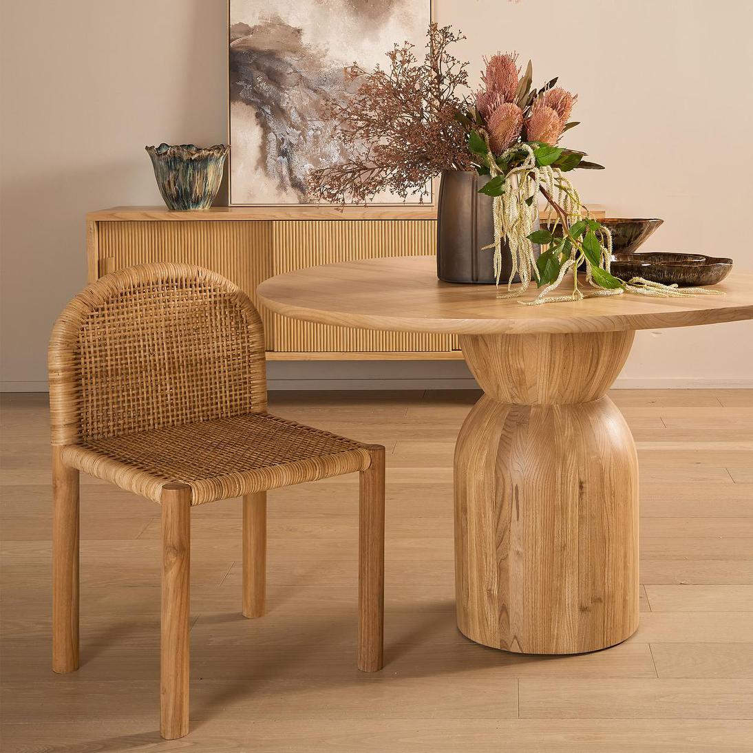 Olive Dining Table Oval Natural 240cm